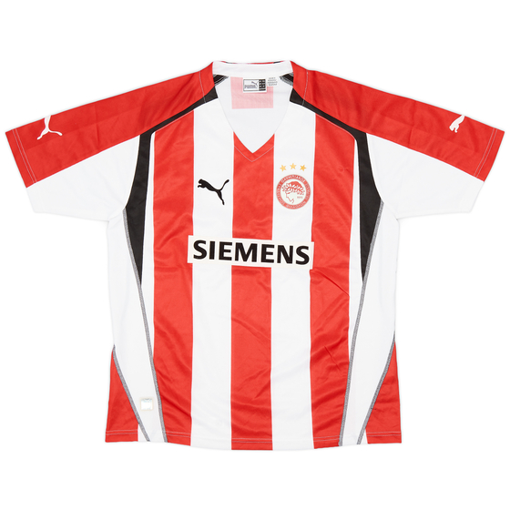 2005-06 Olympiakos Home Shirt - 8/10 - (XL.Boys)