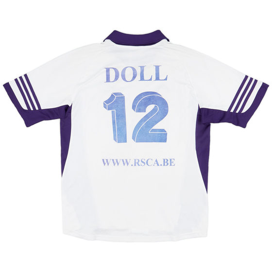 2001-02 Anderlecht Home Shirt Doll #12 - 7/10 - (L)