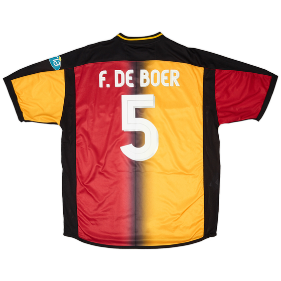 2003-04 Galatasaray Home Shirt De Boer #5 - 8/10 - (XL)