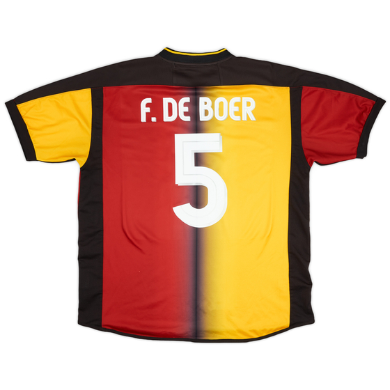 2003-04 Galatasaray Home Shirt De Boer #5 - 7/10 - (XXL)