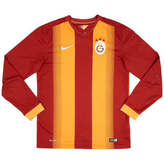 2014-15 Galatasaray Home L/S Shirt - 8/10 - (M)