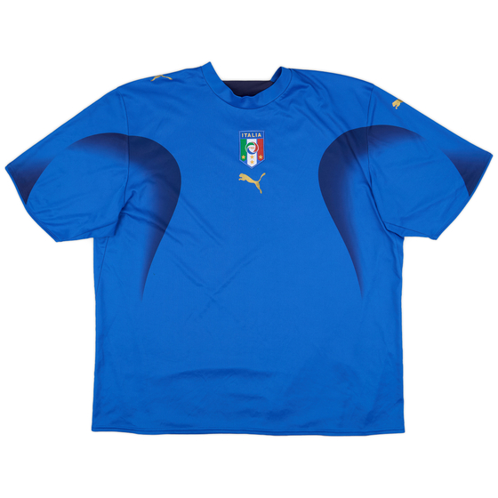 2006 Italy Basic Home Shirt - 9/10 - (XXL)