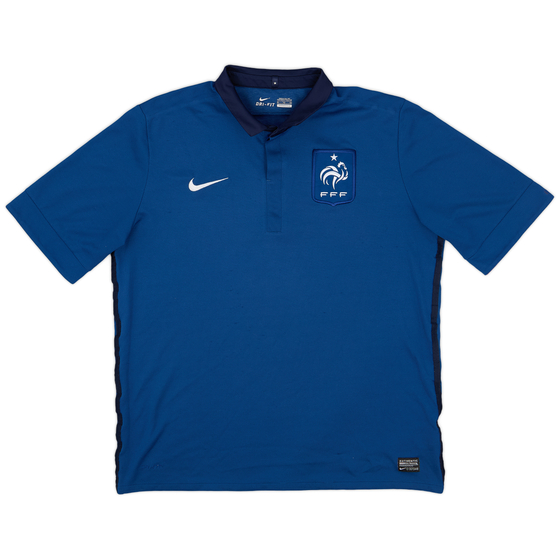 2011-12 France Home Shirt - 8/10 - (XL)