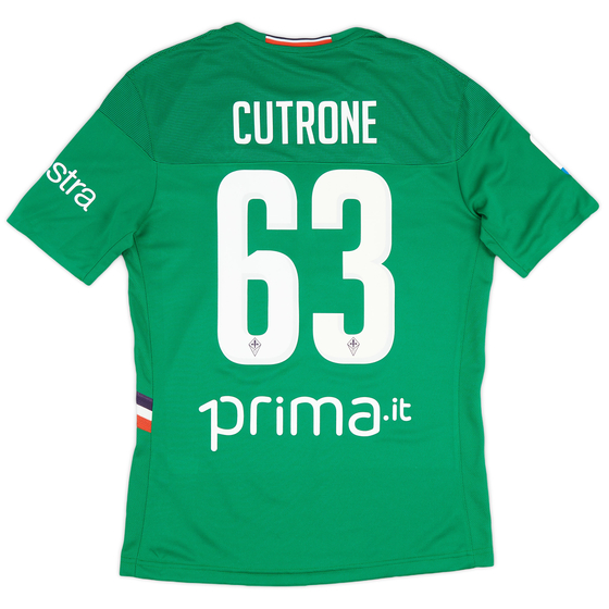 2019-20 Fiorentina Match Issue Third Shirt Cutrone #63 - As New - (M)