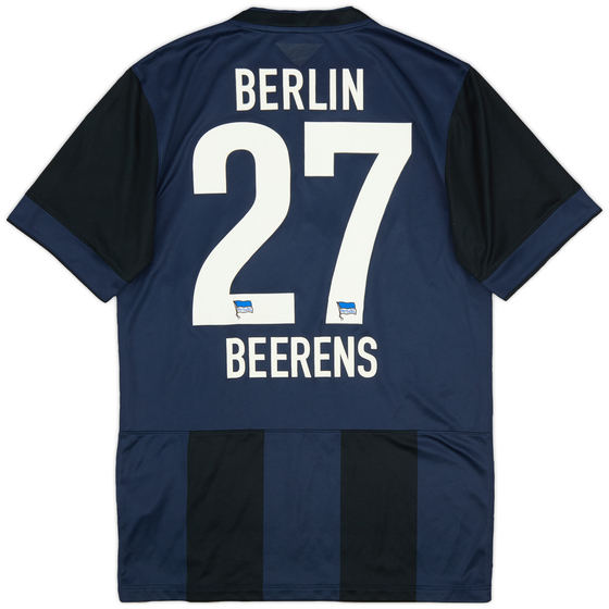 2014-15 Hertha Berlin Away Shirt Beerens #27 - 9/10 - (S)