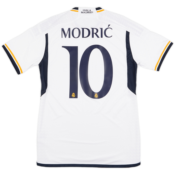 2023-24 Real Madrid Authentic Home Shirt Modrić #10 (M)