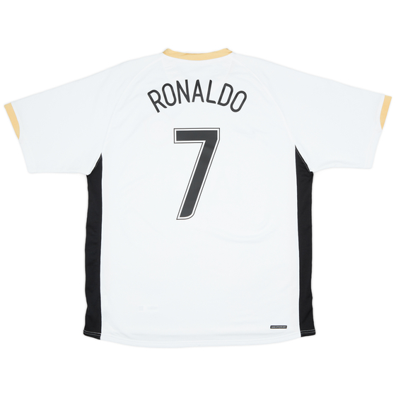 2006-08 Manchester United Away Shirt Ronaldo #7 - 9/10 - (XL)