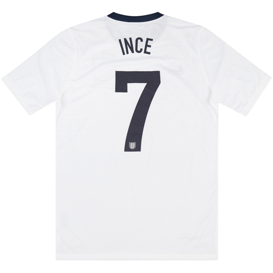 2013 England U-21 '150th Anniversary' Match Issue Home Shirt Ince #7