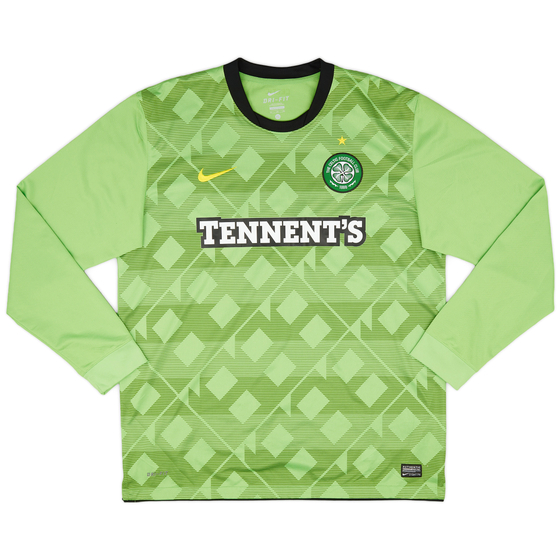 2010-11 Celtic Away L/S Shirt - 8/10 - (XL)