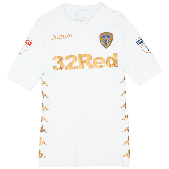 2017-18 Leeds United Authentic Kombat Home Shirt - 8/10 - (M/L)