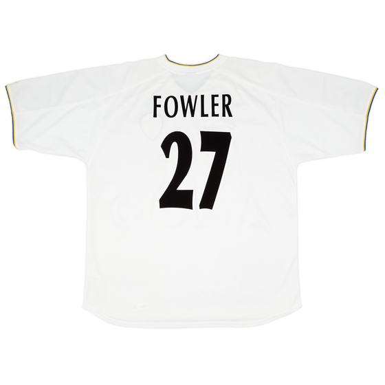 2000-02 Leeds United Home Shirt Fowler #27 - 6/10 - (XXL)