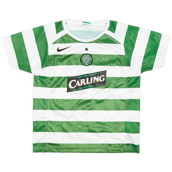 2005-07 Celtic Home Shirt - 9/10 - (XS.Boys)