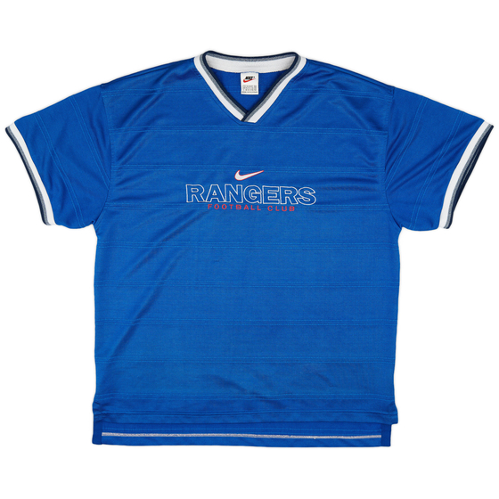 1997-99 Rangers Nike Training Shirt - 9/10 - (XL)