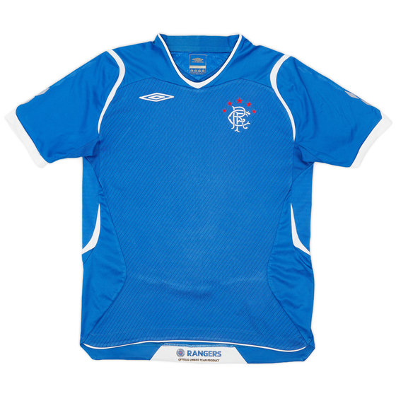 2008-09 Rangers Home Shirt - 6/10 - (M.Boys)