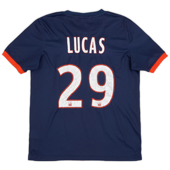 2013-14 Paris Saint-Germain Home Shirt Lucas #29 - 5/10 - (XL.Boys)