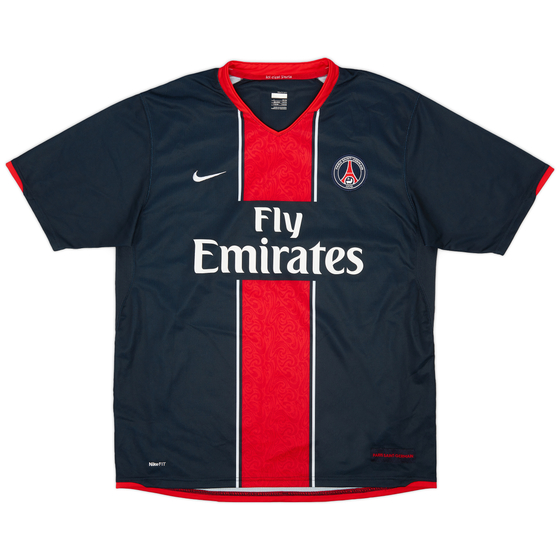 2007-08 Paris Saint-Germain Home Shirt - 9/10 - (L)