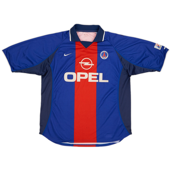 2000-01 Paris Saint-Germain Home Shirt - 8/10 - (XL)