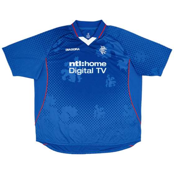 2002-03 Rangers Home Shirt - 8/10 - (3XL)