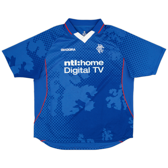2002-03 Rangers Home Shirt - 9/10 - (XL)
