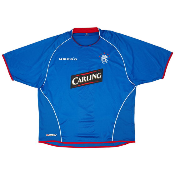 2005-06 Rangers Home Shirt - 5/10 - (XXL)