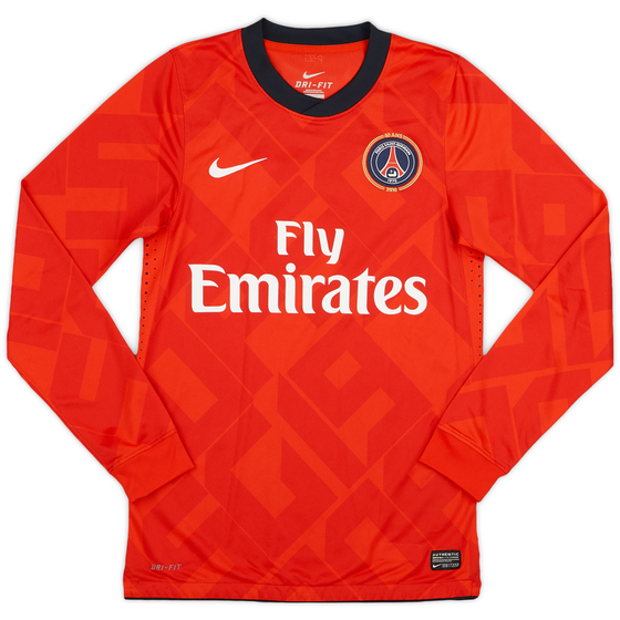 2010-12 Paris Saint-Germain '40 ANS' Authentic Home/Third L/S Shirt #3- 9/10 - (S)
