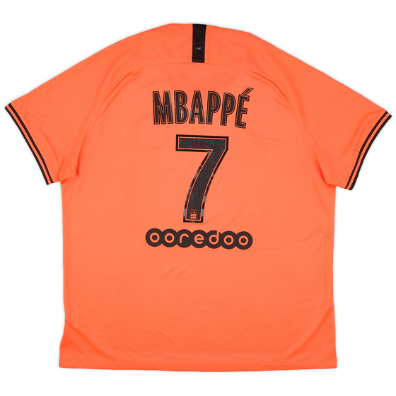 2019-20 Paris Saint-Germain Away Shirt Mbappe #7 - 9/10 - (XXL)