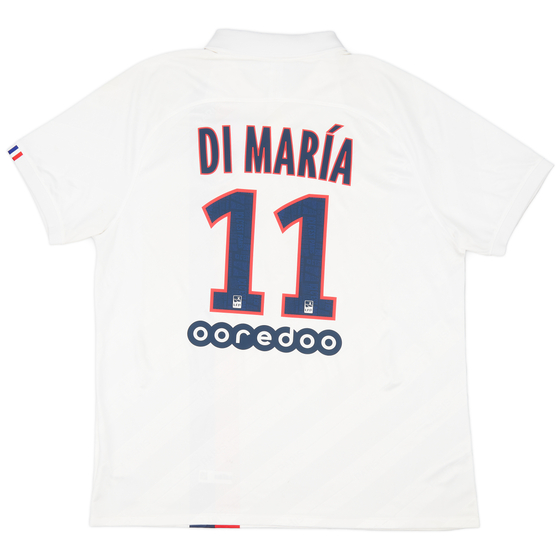 2019-20 Paris Saint-Germain Third Shirt Di Maria #11 - 9/10 - (XL)