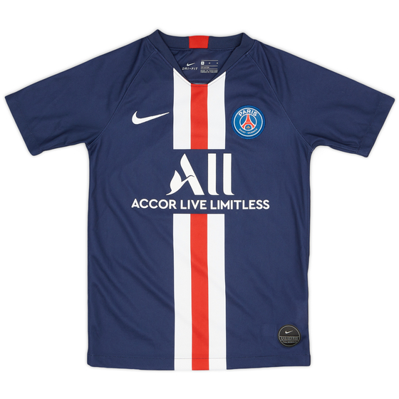 2019-20 Paris Saint-Germain Home Shirt - 9/10 - (M.Boys)