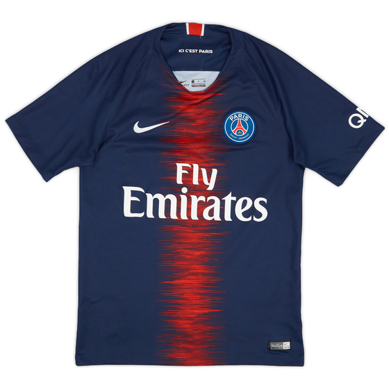 2018-19 Paris Saint-Germain Home Shirt - 8/10 - (S)