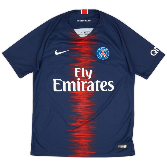 2018-19 Paris Saint-Germain Home Shirt - 9/10 - (M)