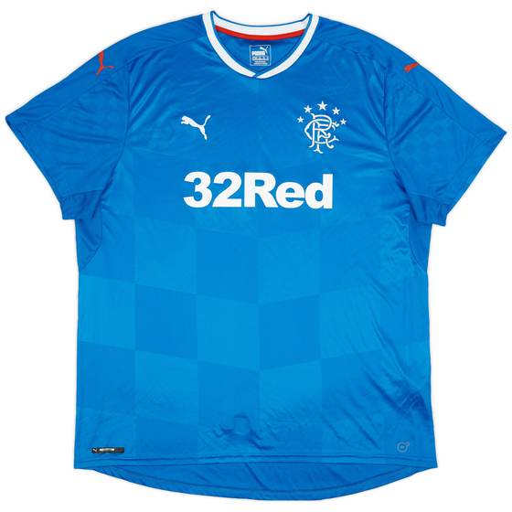 2016-18 Rangers Home Shirt - 9/10 - (3XL)