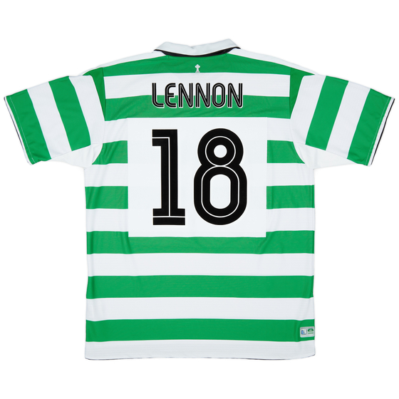 2004-05 Celtic Home Shirt Lennon #18 - 7/10 - (XL)