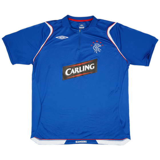2008-09 Rangers Umbro 1/4 Training Shirt - 9/10 - (XL)