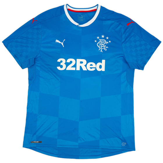 2016-18 Rangers Home L/S Shirt #33 - 8/10 - (XXL)