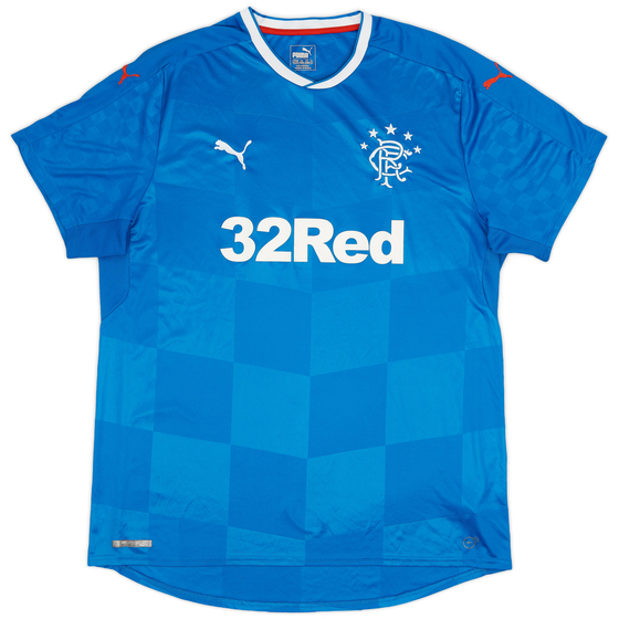 2016-18 Rangers Home Shirt - 8/10 - (XXL)
