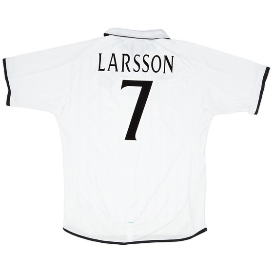 2001-02 Celtic Away Shirt Larsson #7 - 9/10 - (XL)