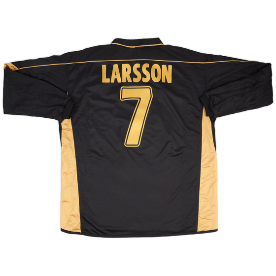 2003-04 Celtic Away L/S Shirt Larsson #7 - 9/10 - (XL)