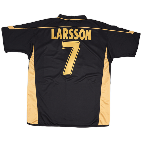 2003-04 Celtic Away Shirt Larsson #7 - 8/10 - (XL)