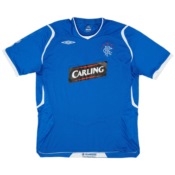 2008-09 Rangers Home Shirt - 8/10 - (XL)