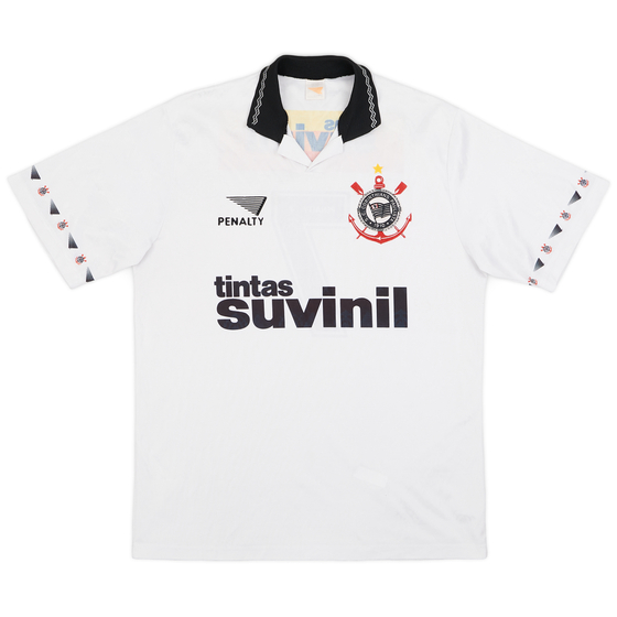1996 Corinthians Home Shirt #7 - 9/10 - (XL)