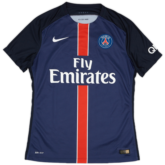 2015-16 Paris Saint-Germain Authentic Home Shirt - 9/10 - (M)
