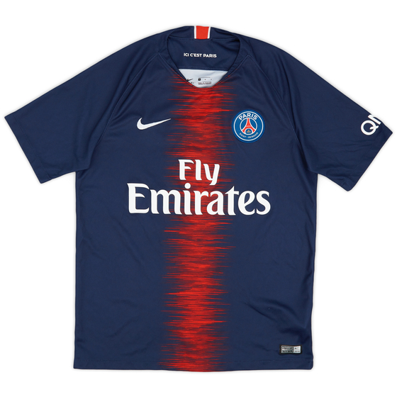 2018-19 Paris Saint-Germain Home Shirt - 9/10 - (M)