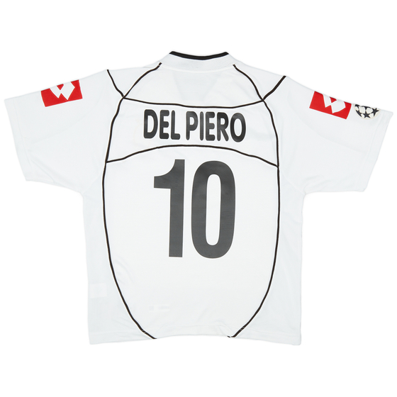 2002-03 Juventus Away Shirt Del Piero #10 - 7/10 - (M)