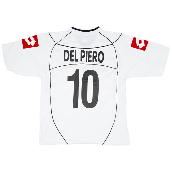 2002-03 Juventus Away Shirt Del Piero #10 - 7/10 - (XL)