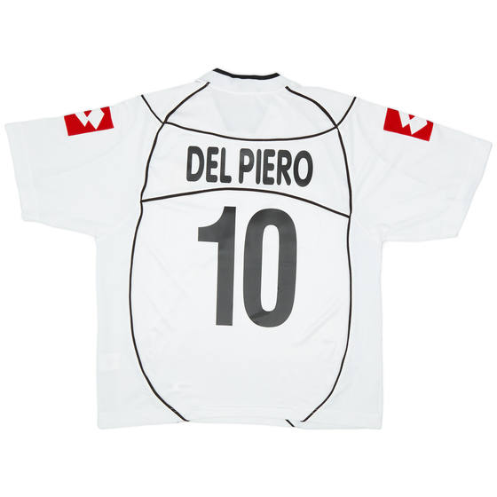 2002-03 Juventus Away Shirt Del Piero #10 - 8/10 - (L)
