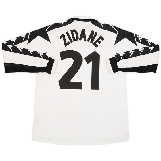 1999-00 Juventus Away L/S Shirt Zidane #21 - 6/10 - (XL)