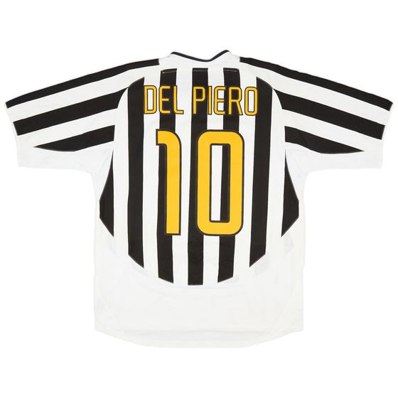 2003-04 Juventus Home Shirt Del Piero #10 - 7/10 - (L)