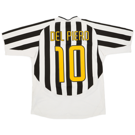 2003-04 Juventus Home Shirt Del Piero #10 - 6/10 - (L)