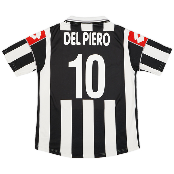 2000-01 Juventus Home Shirt Del Piero #10 - 7/10 - (L)