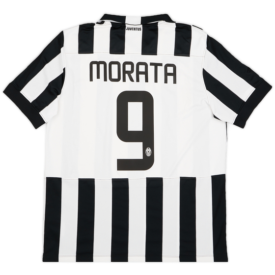 2014-15 Juventus Home Shirt Morata #9 - 8/10 - (XL)